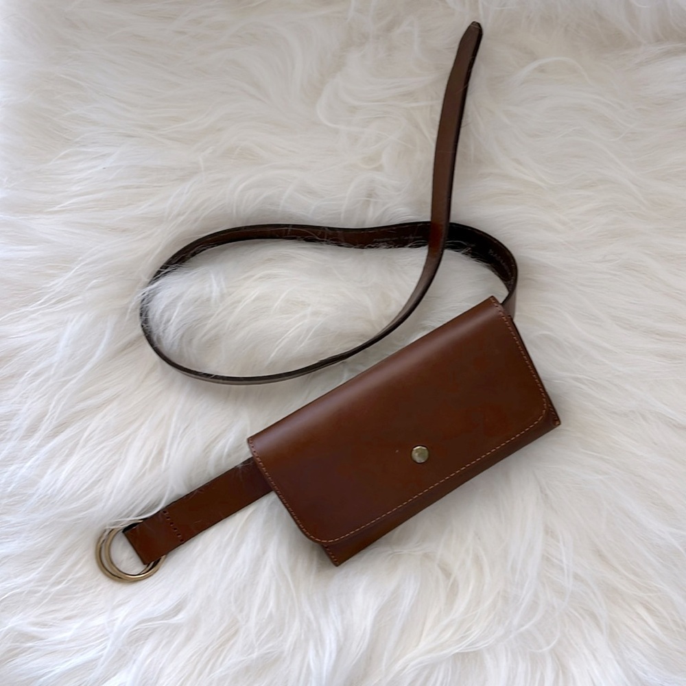 Banana Republic Factory Leather Belt Bag XS/S